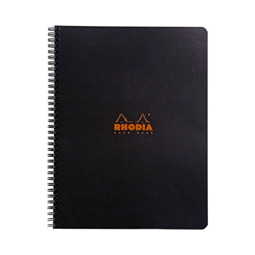 Rhodia 4-Color Wirebound Lined with Margin A4 Notebook - Black