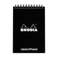 Rhodia #16 Top Wirebound Dot Grid A5 Notepad - Black