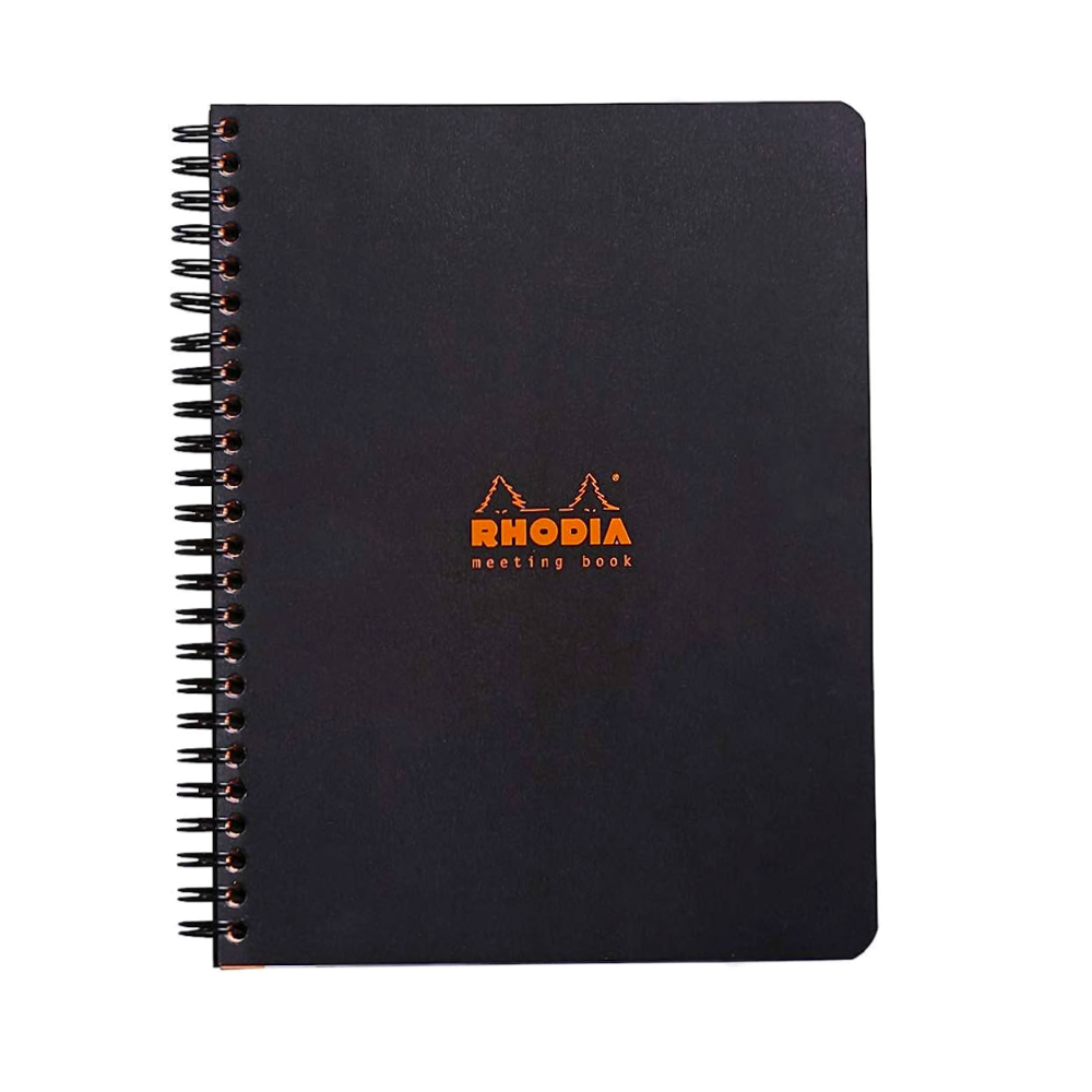 Rhodia Meeting Wirebound Book (A5) - Black