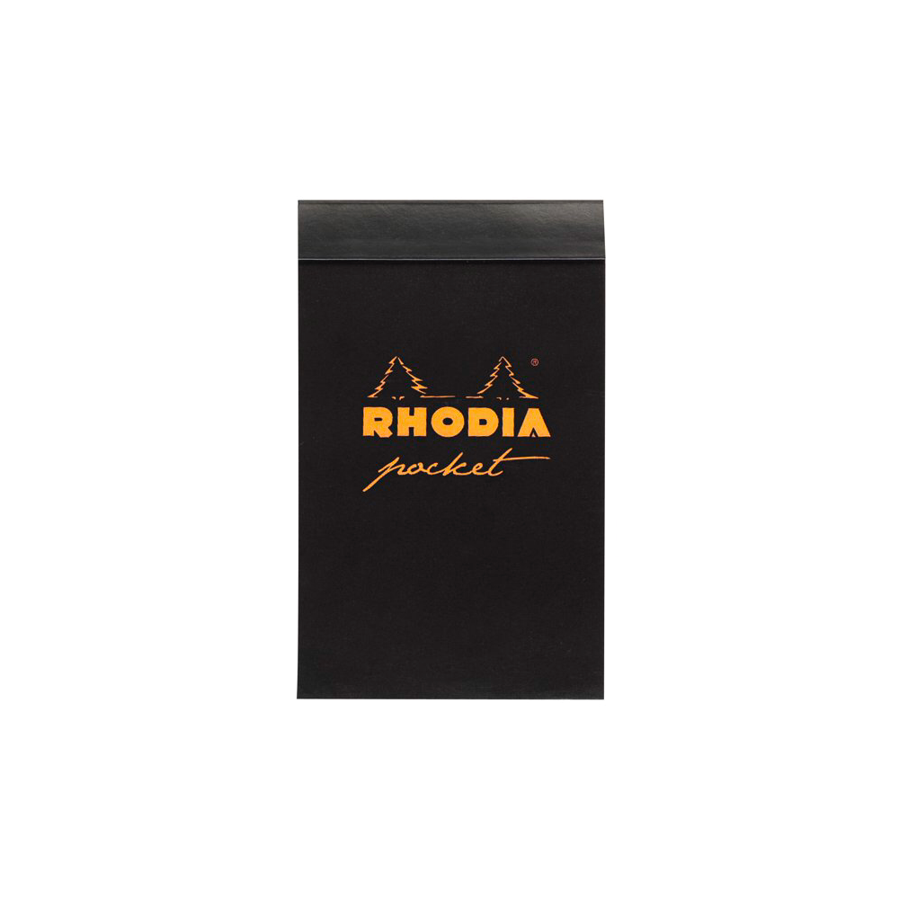 Rhodia Pocket Notepad Dot Grid (3 x 4.75) - Black (Discontinued)