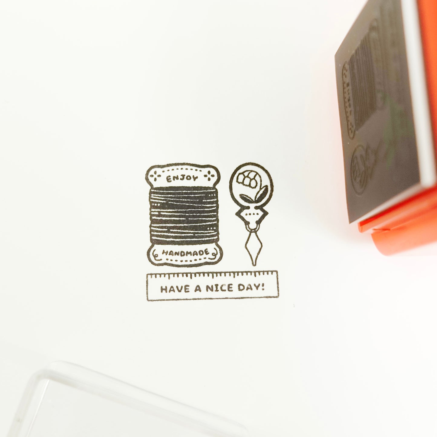 Eric Small Things x Sanby Pre-Inked Stamp - Sewing Set