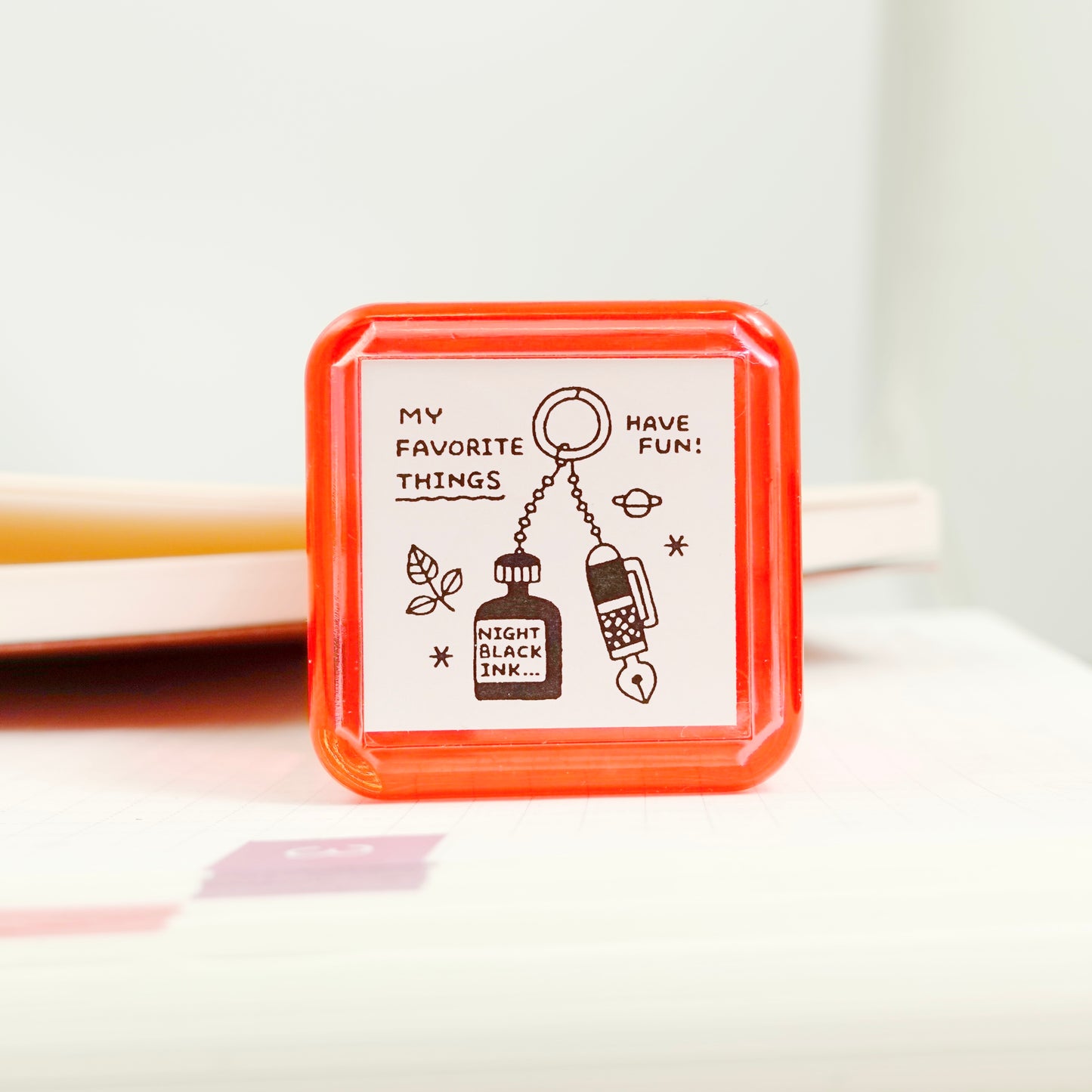 Eric Small Things x Sanby Pre-Inked Stamp - Key Ring
