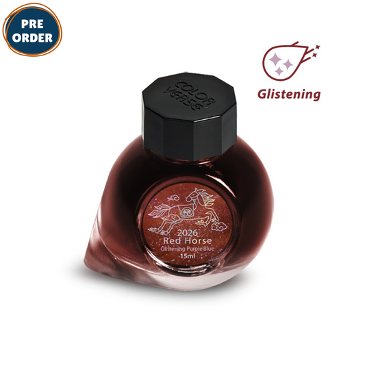 Colorverse Red Horse (15ml) Bottled Ink - Glistening Purple Blue (2026 Special Ink)