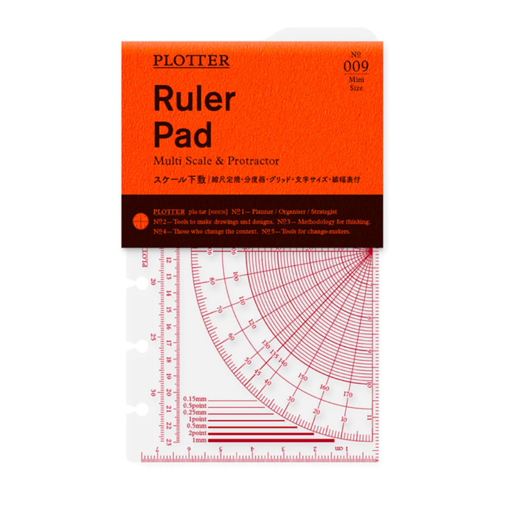 PLOTTER Accessory Refill Ruler Pad - Mini Size – Dromgoole's Fine ...