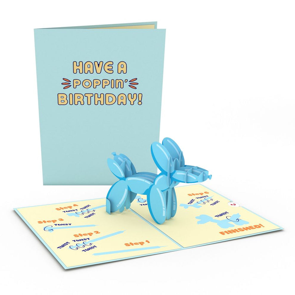 Lovepop Pop-Up Card - Birthday Balloon Animal