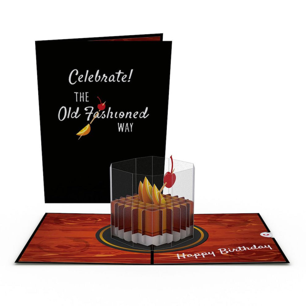 Lovepop Pop-Up Card - Old Fashioned Birthday