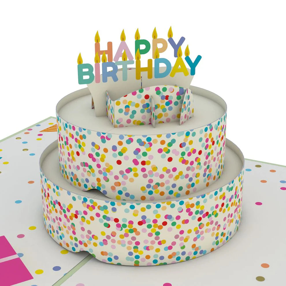 Lovepop Pop-Card - Sprinkles Birthday Cake