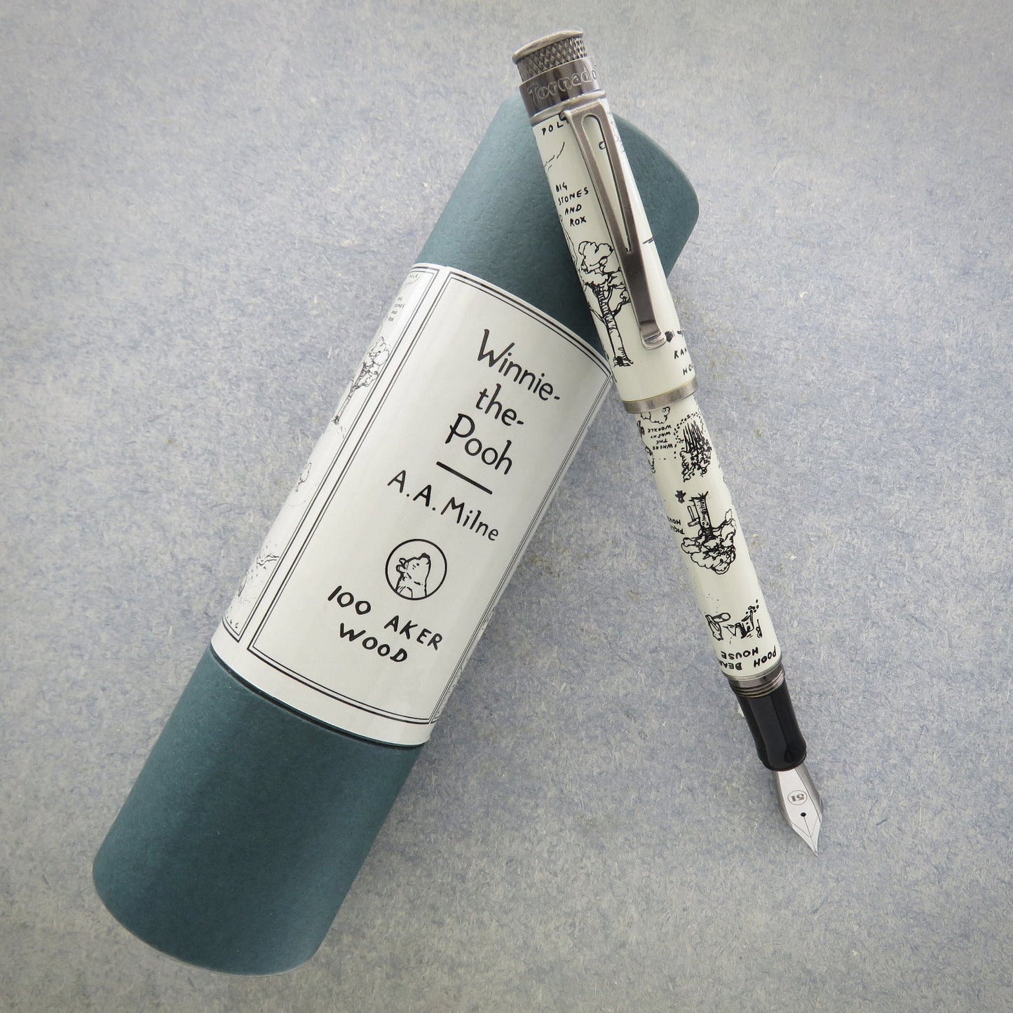 Retro 51 Collection Tornado Fountain Pen - A.A. Milne Winnie-the-Pooh 100 Aker Wood (A/P)