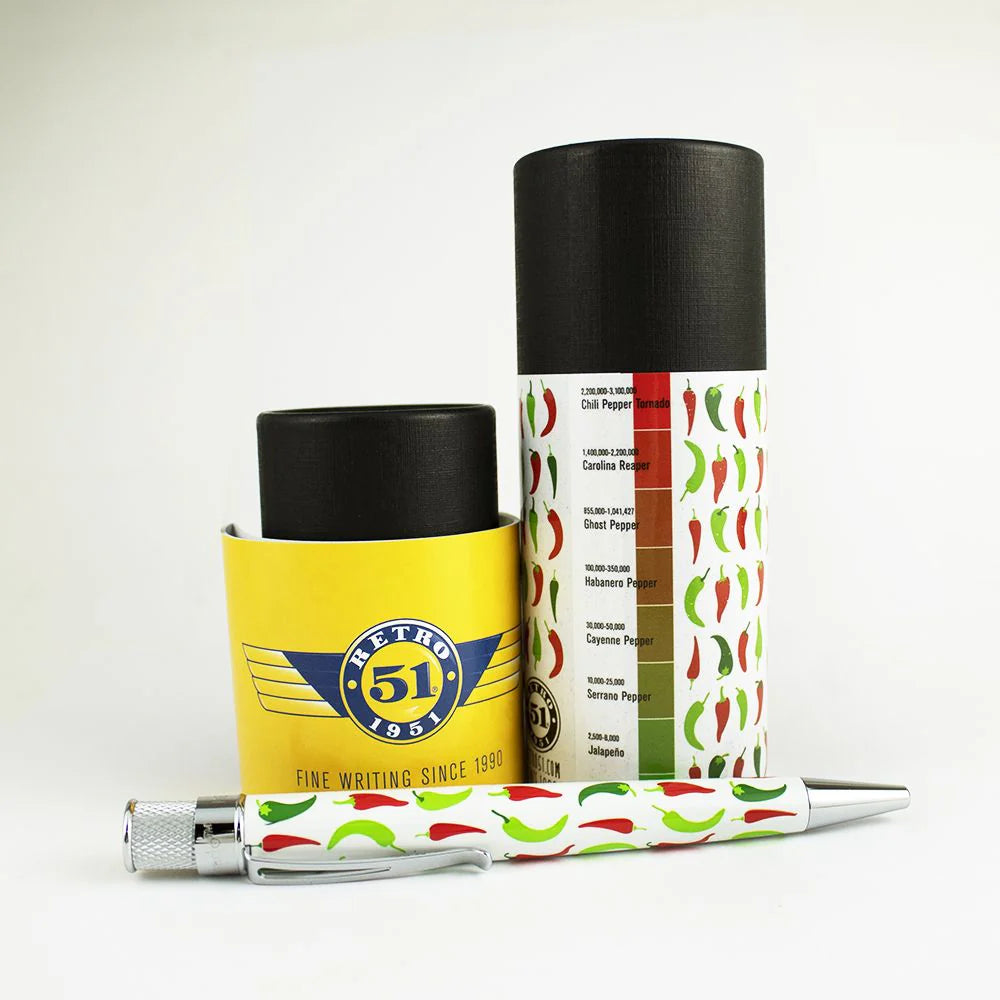 Retro 51 Collection Tornado Rollerball - White Chili Pepper (Airline International Exclusive)