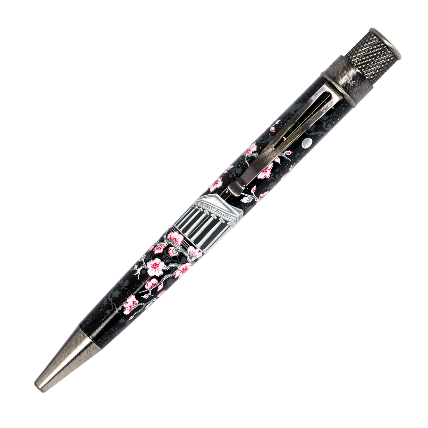 Retro 51 Collection Tornado Rollerball - Cherry Blossom 2018 (Fahrney's Exclusive) - Open Tube