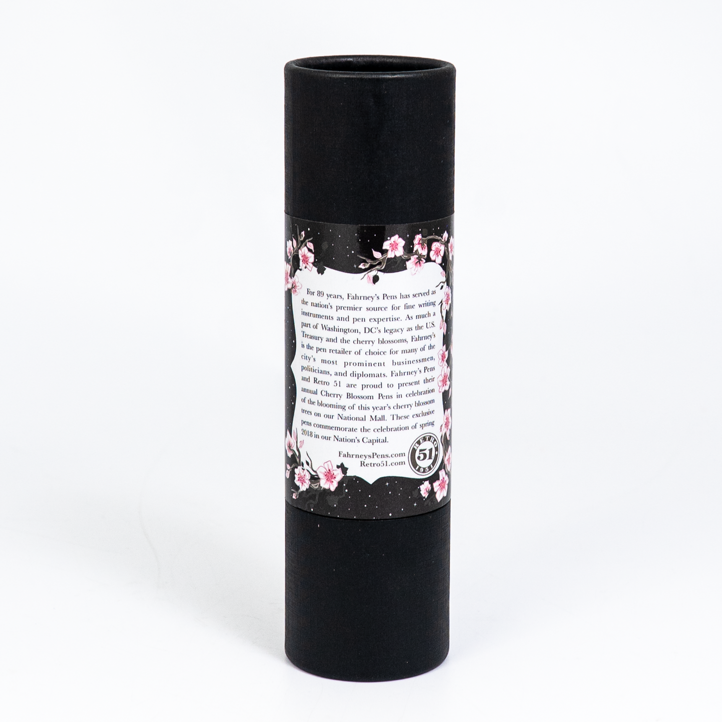 Retro 51 Collection Tornado Rollerball - Cherry Blossom 2018 (Fahrney's Exclusive) - Open Tube