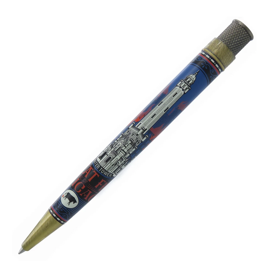 Retro 51 Collection Rollerball - Great Chicago Fire (Atlas Stationers Exclusive) - Open Tube