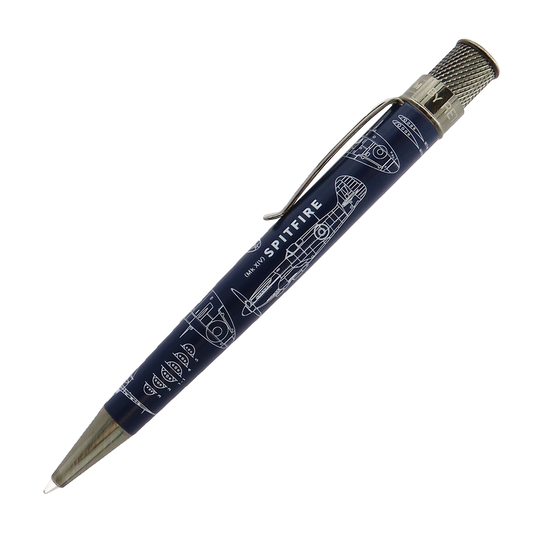 Retro 51 Tornado Rollerball - Spitfire Blueprint (Imperial War Museum)