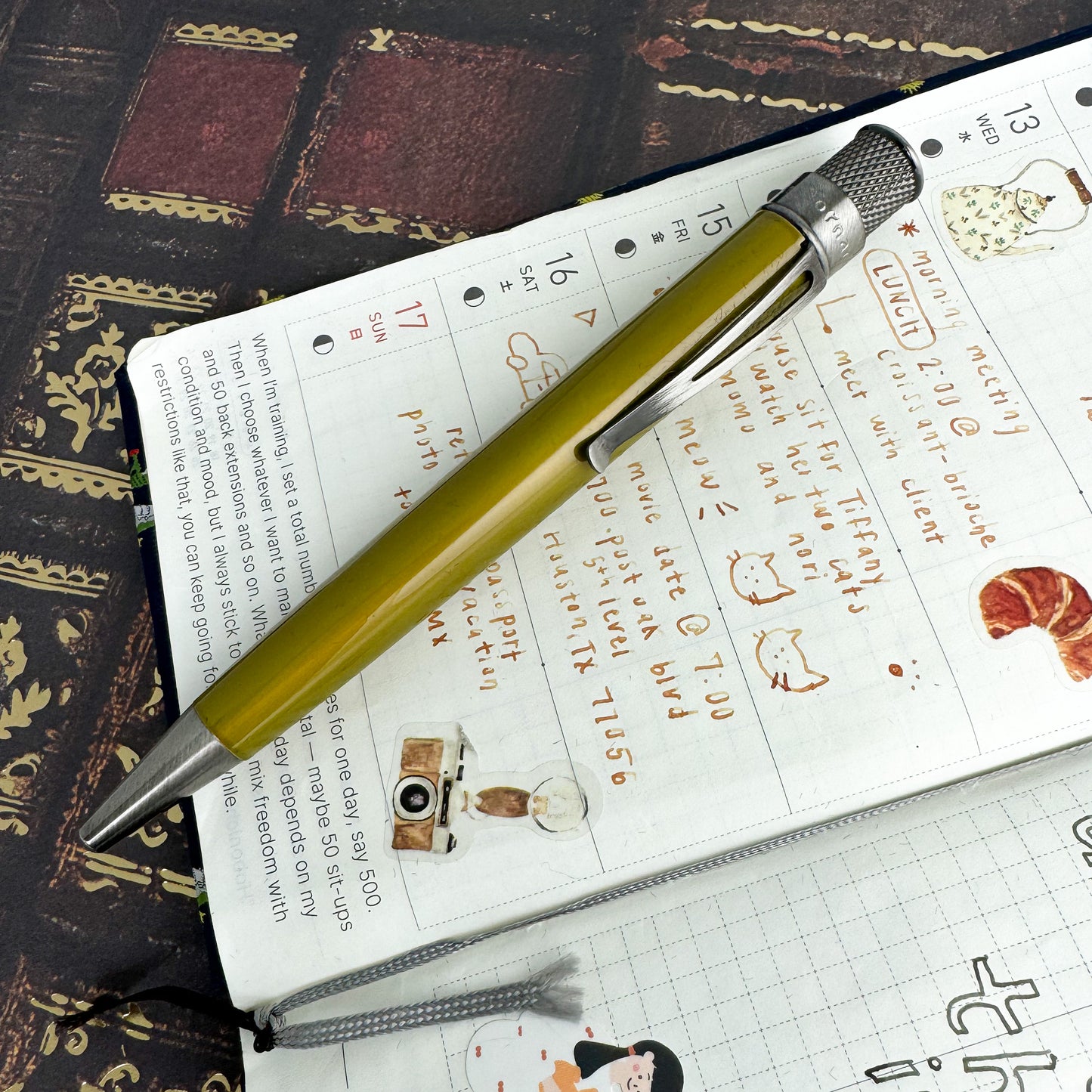 Retro 51 Tornado Prototype Rollerball "Mustard Gas"