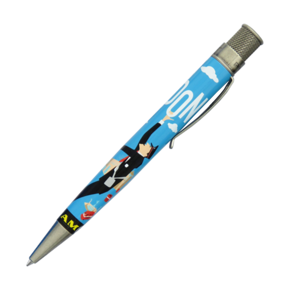 Writing Pan Retro 51 Tornado Rollerball - Pan Am® London Poster (Numbered Edition ...