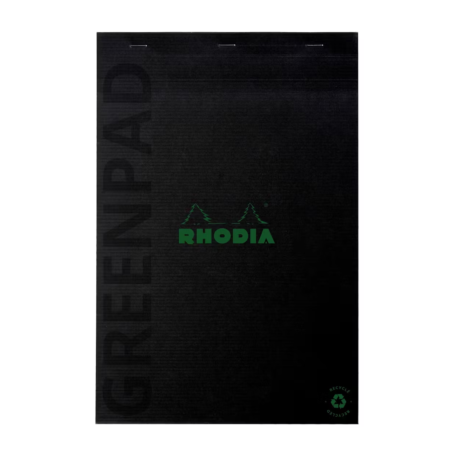 Rhodia #18 Top Staplebound A4 Lined with Margin Notepad - Greenpad