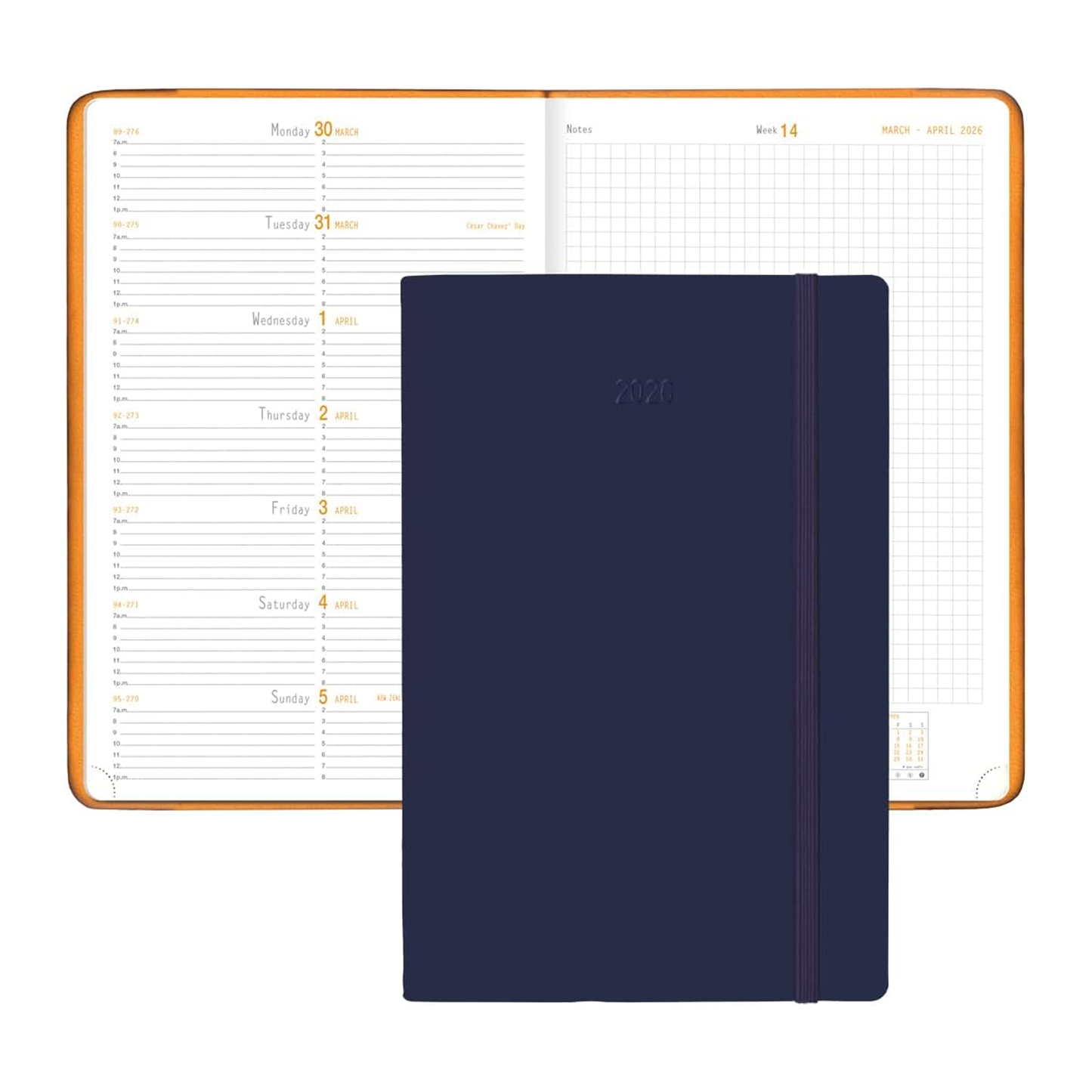 Rhodia 2026 Webplanner Weekly Planner - Midnight