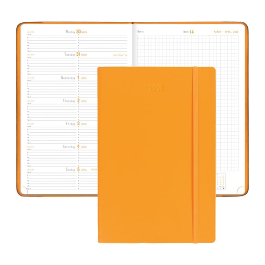 Rhodia 2026 Webplanner Weekly Planner - Orange