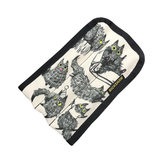 Rickshaw Bagworks 3-Pen Coozy Sleeve - Yuki Cat (Long)