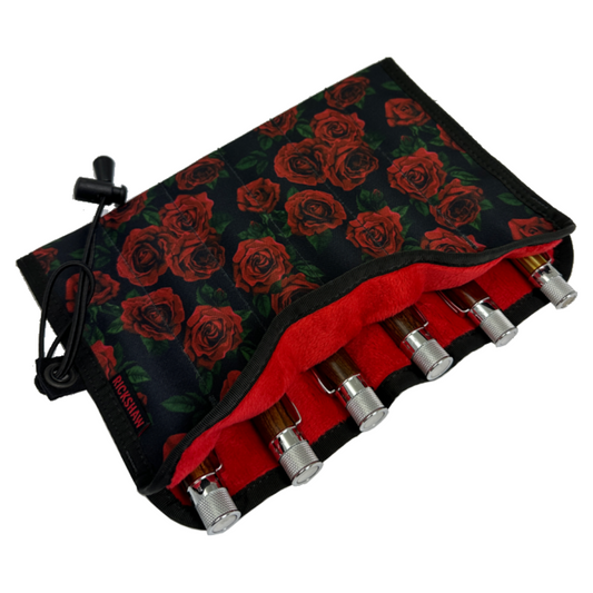 Rickshaw Bagworks 6-Pen Coozy Roll - Valentine's Roses