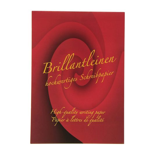 Rossler Brillanteinen A4 Writing Pad - White