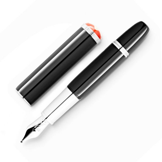 Montblanc Rouge et Noir "Baby" Fountain Pen - Black (Heritage Special Edition)