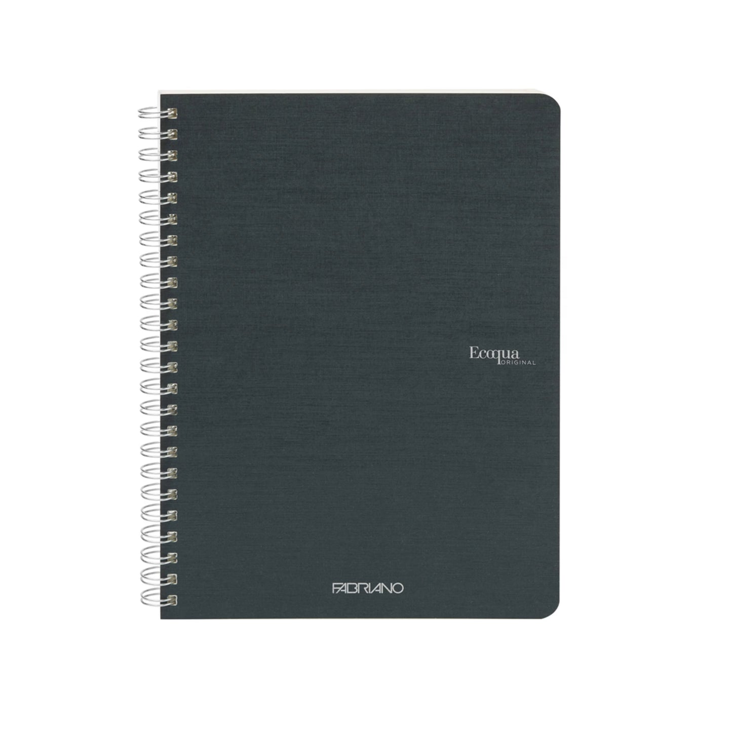 Fabriano EcoQua A5 Side-Spiral Blank Notebook - Royal Green