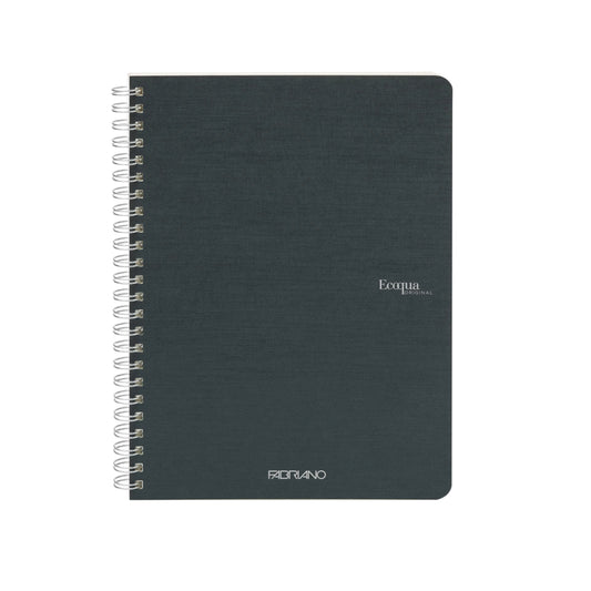 Fabriano EcoQua A5 Side-Spiral Blank Notebook - Royal Green
