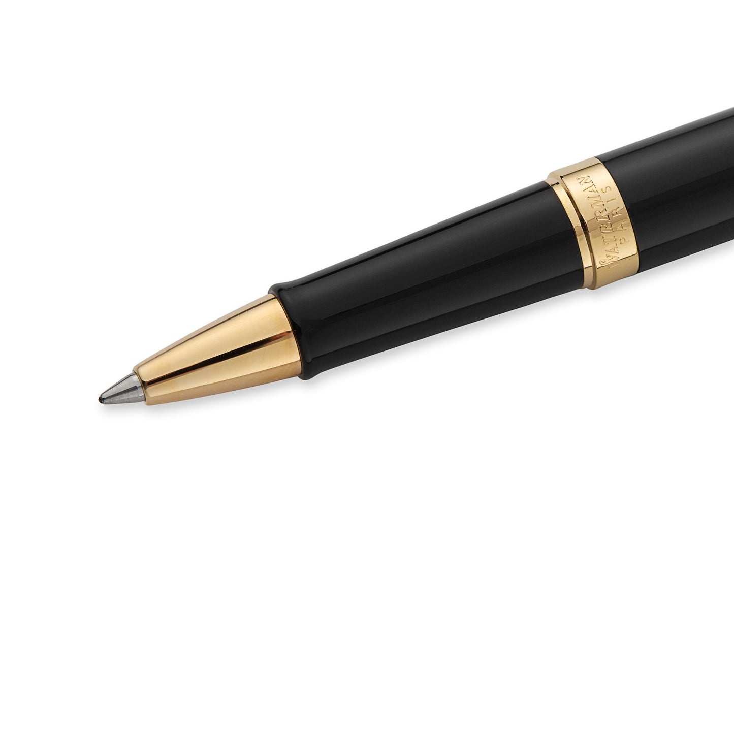 Waterman Hemisphere Rollerball - Black with Gold Trim