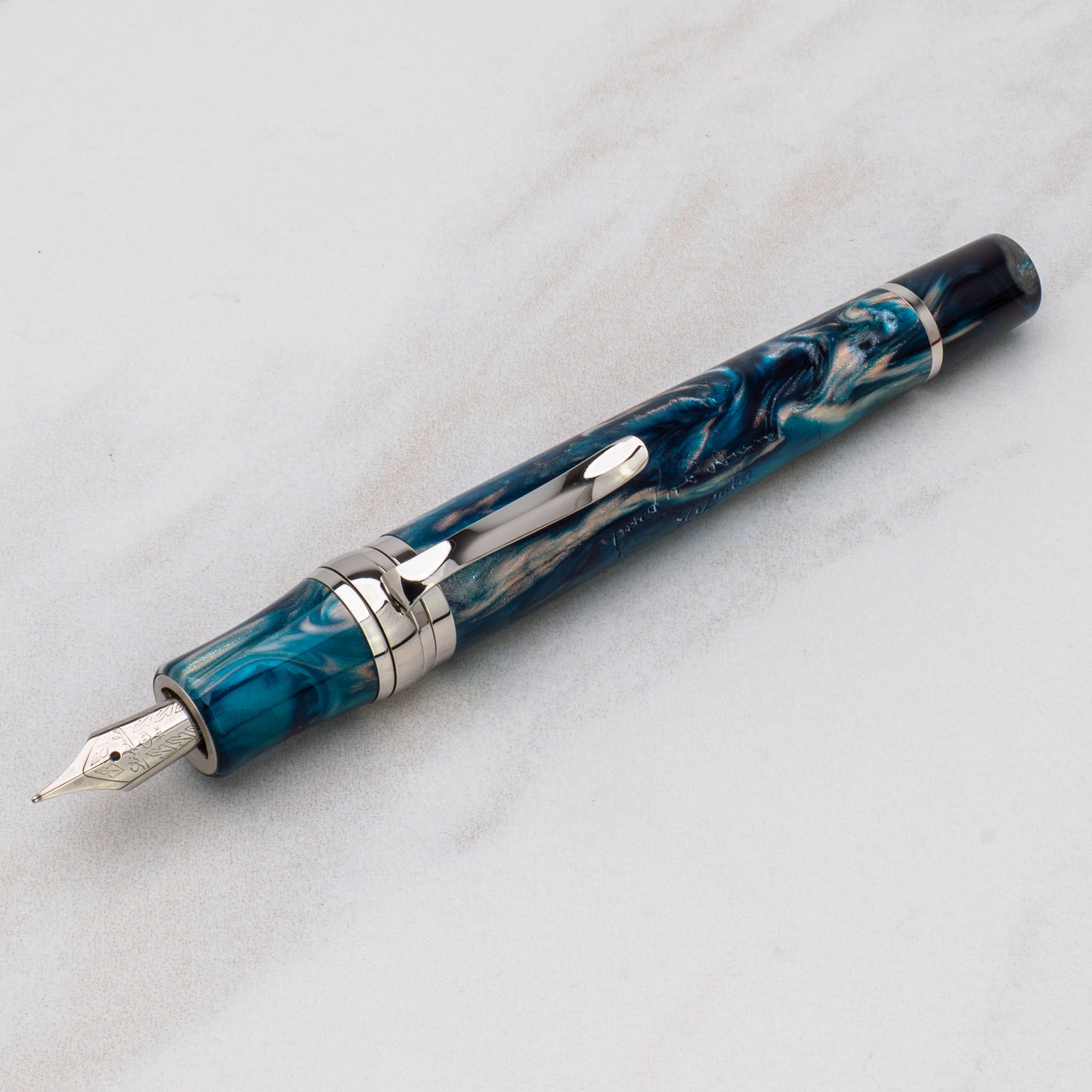 Stipula Da Vinci Brooks Capless Fountain Pen - Endless Dusk