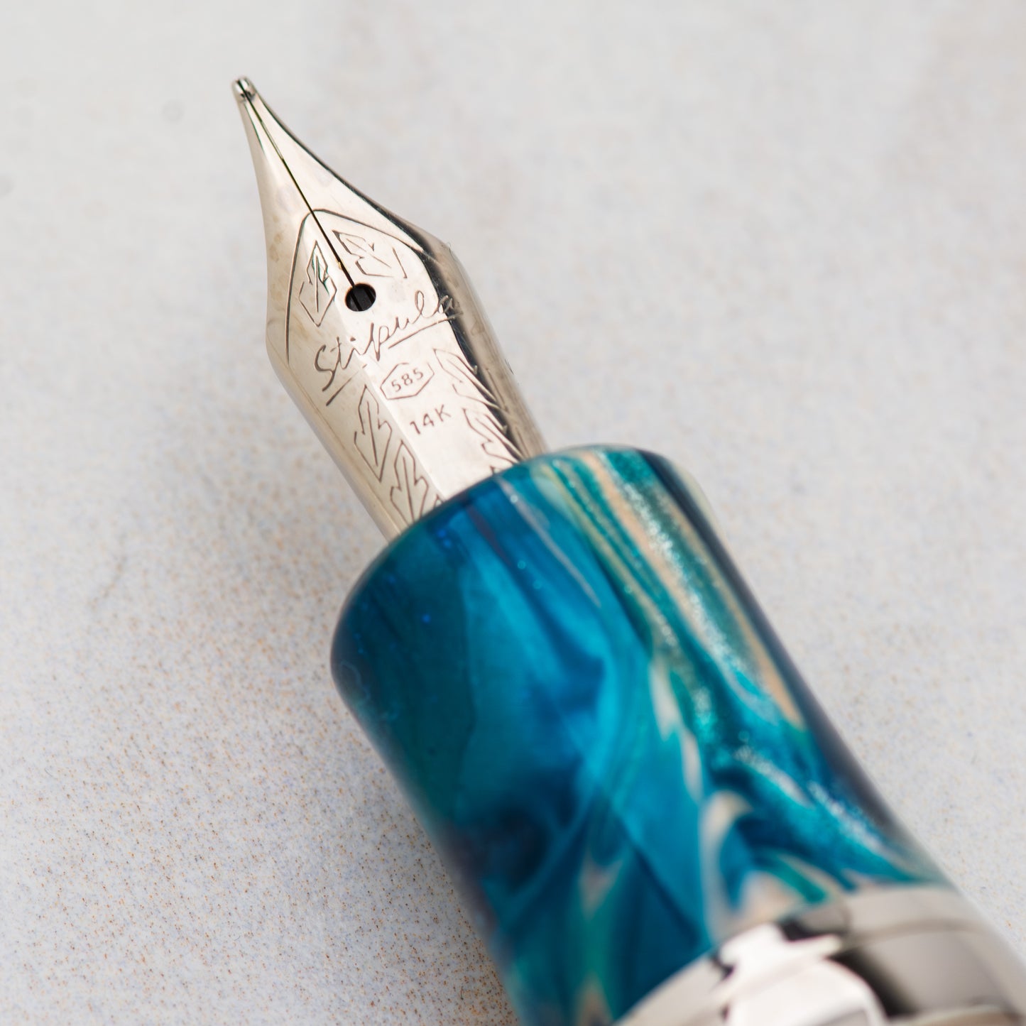 Stipula Da Vinci Brooks Capless Fountain Pen - Endless Dusk