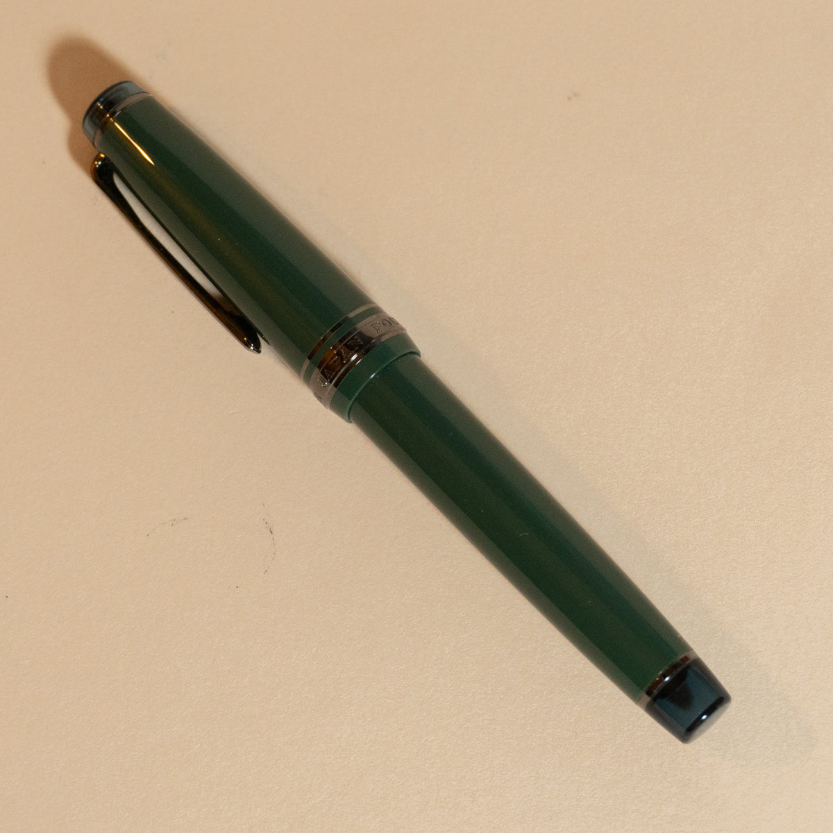 Pre-Owned Sailor Pro Gear Stealth Green Fountain Pen - H-MF