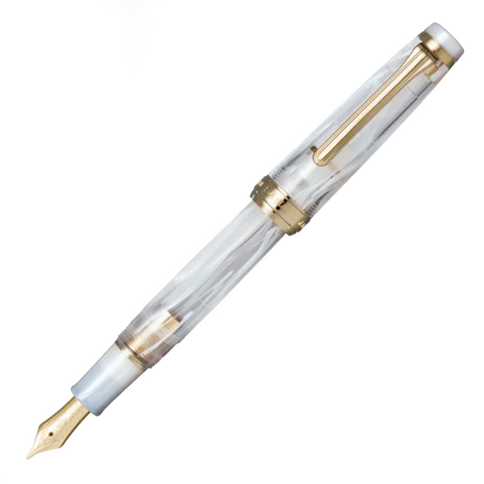 Sailor Pro Gear Slim Veilio Fountain Pen - Pearl White (Bespoke Limited Production)