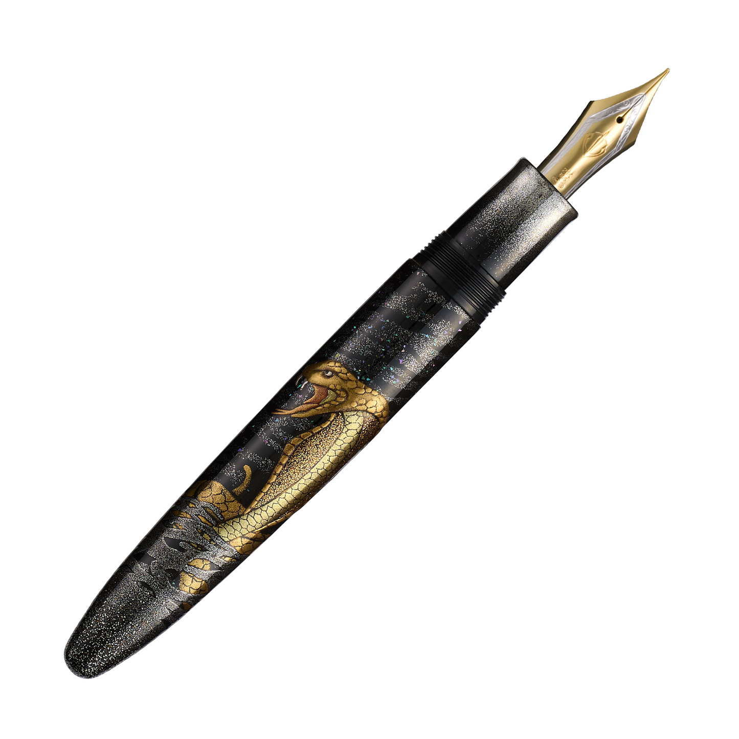 Sailor King of Pens Maki-e Fountain Pen - 'Cobra in the Moonlight' Cobra to Gekkou (Limited Edition)