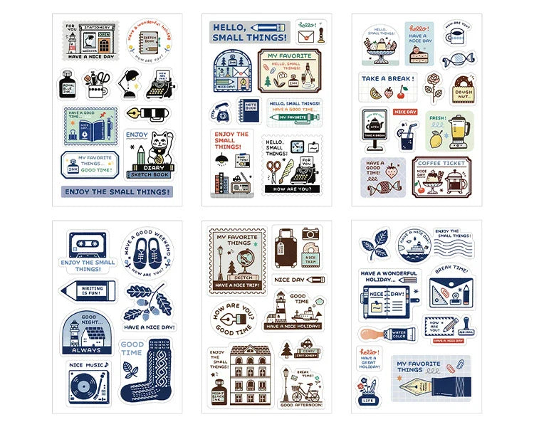 Sanby x Eric Small Things Multi-Sticker Sheet - 06 Good Time