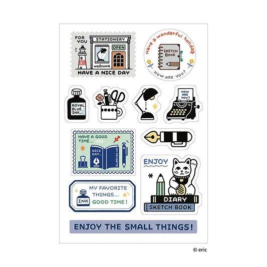 Sanby x Eric Small Things Multi-Sticker Sheet - 01 Enjoy