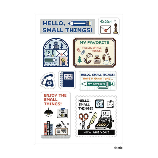 Sanby x Eric Small Things Multi-Sticker Sheet - 02 My Desk