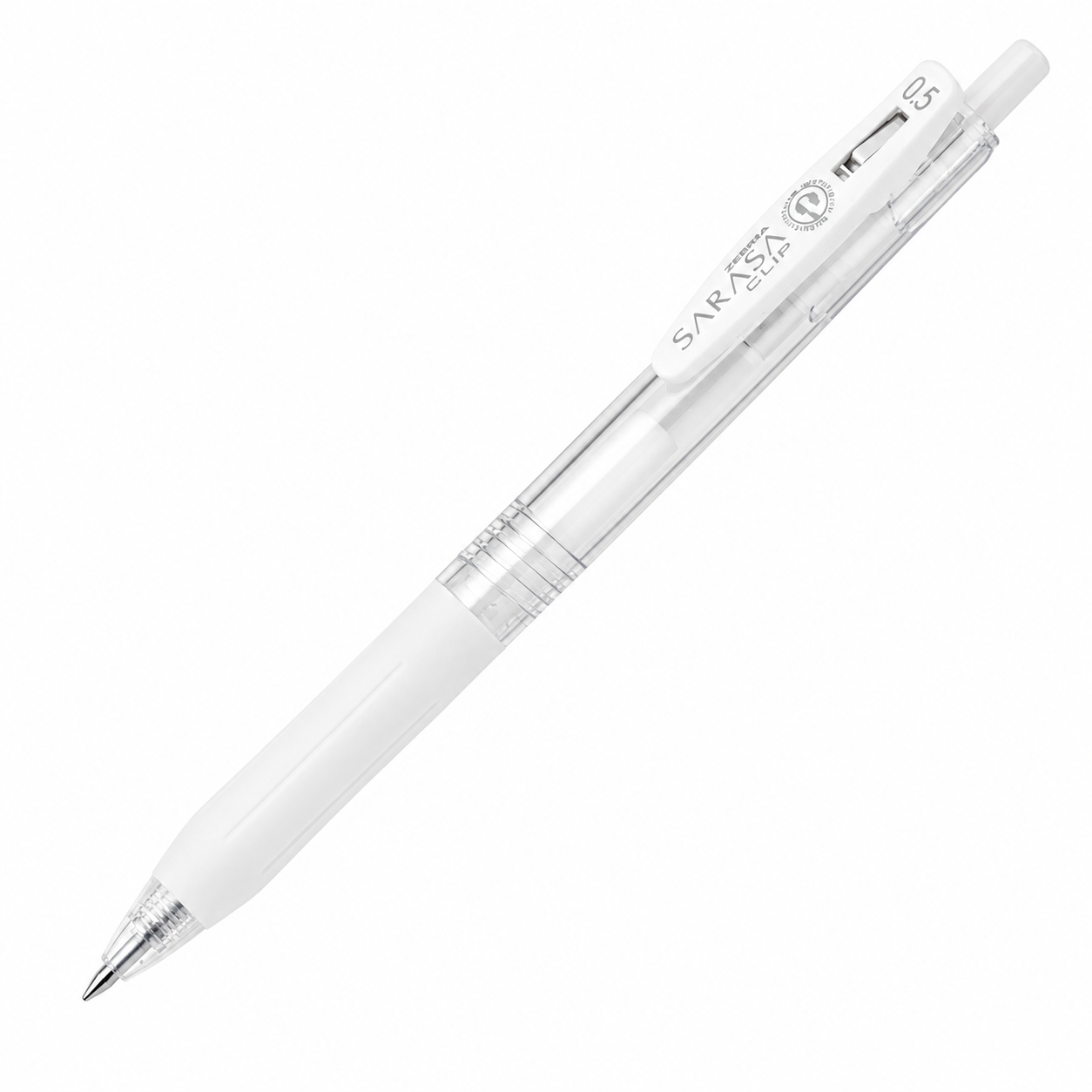 Sarasa Clip 0.5mm Gel Pen - Milk White