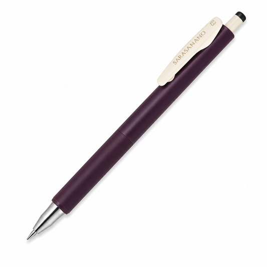Sarasa Nano 0.3mm Gel Pen - Bordeaux Purple