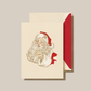Crane Santa Claus Wink Holiday Greeting Cards