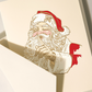 Crane Santa Claus Wink Holiday Greeting Cards