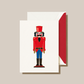 Crane Nutcracker Soldier Holiday Greeting Cards