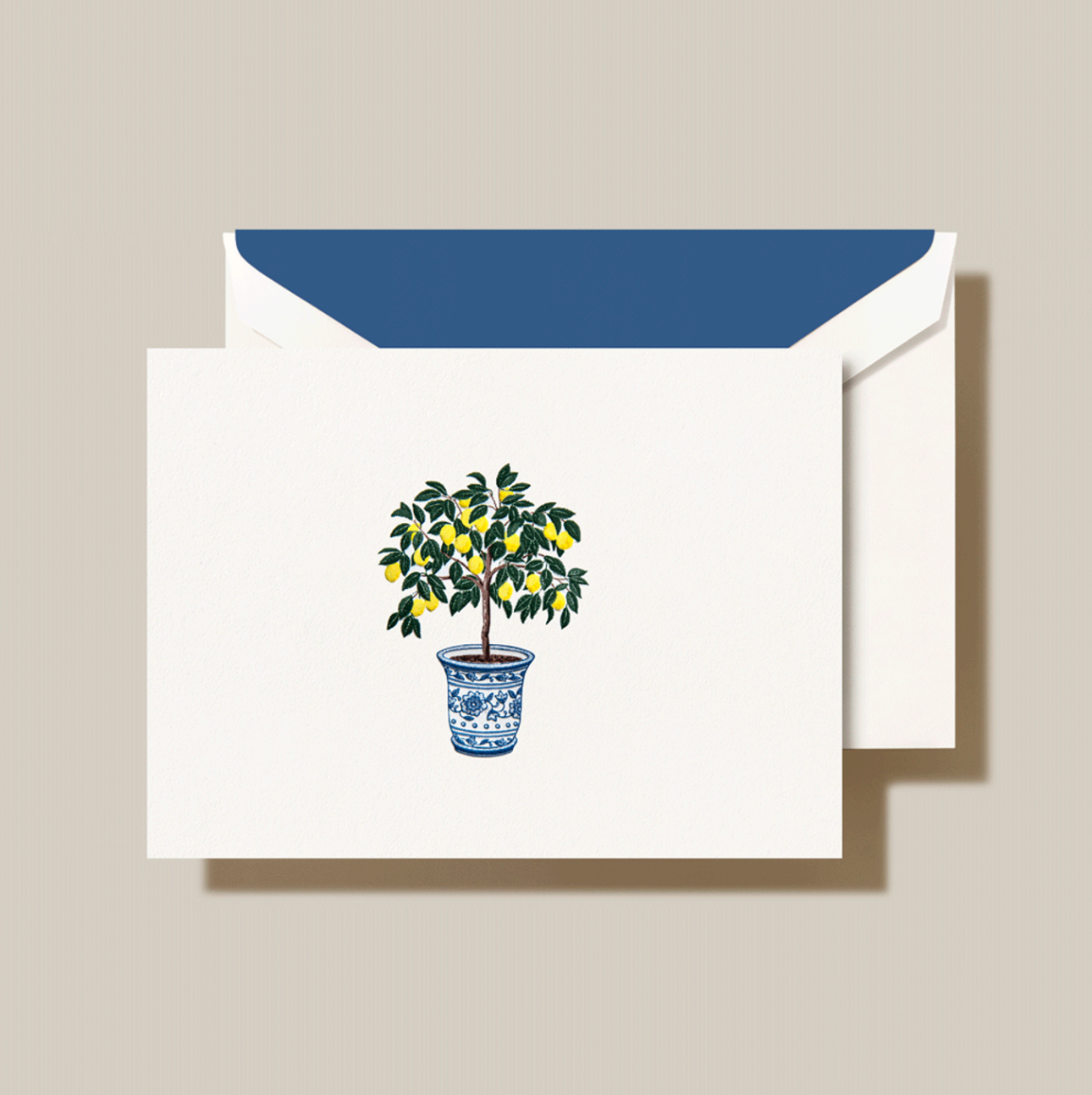 Crane Potted Lemon Tree Note (10 ea)