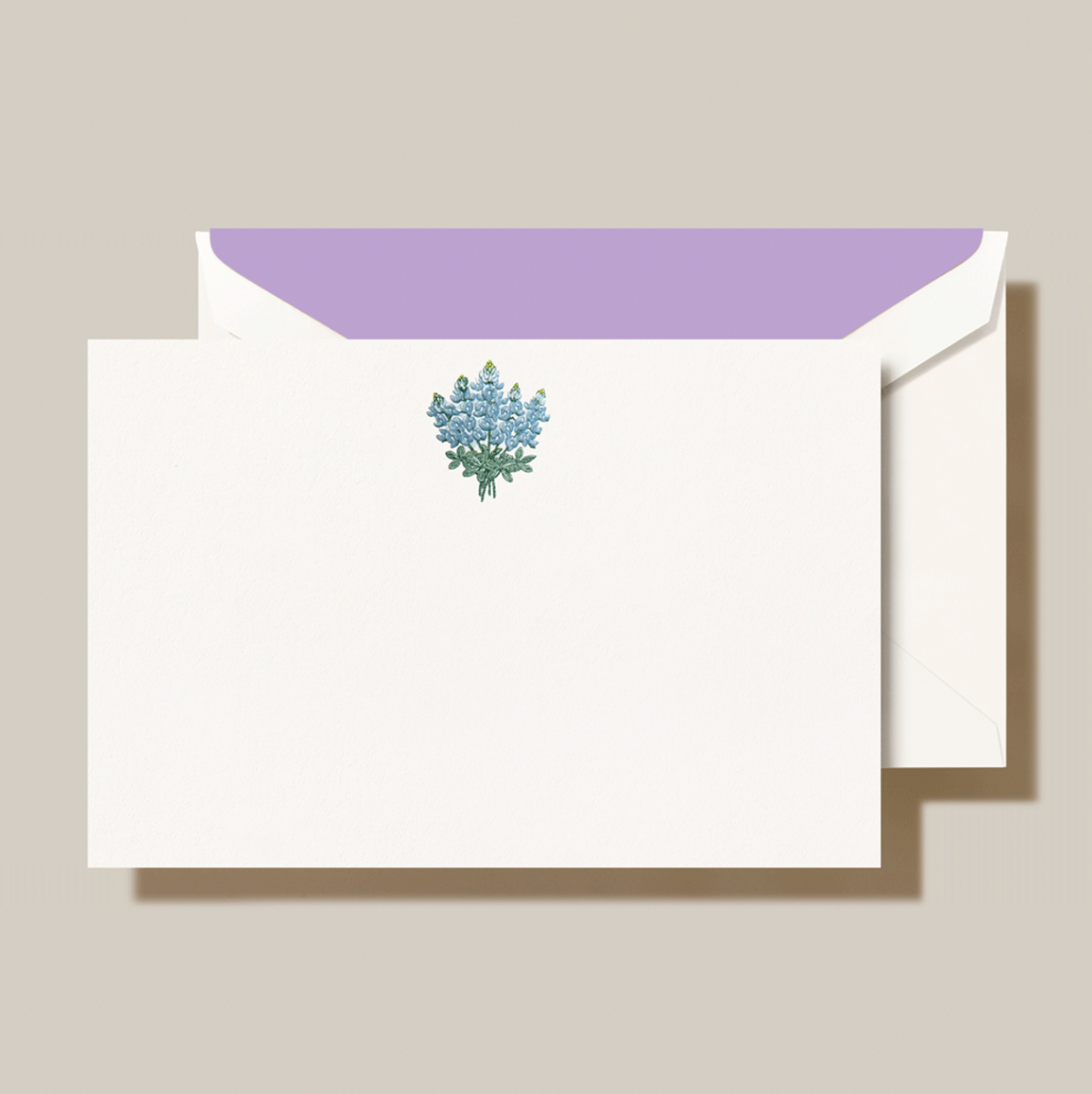 Crane Bluebonnets Card (10 ea) – Dromgoole's Fine Writing Instruments