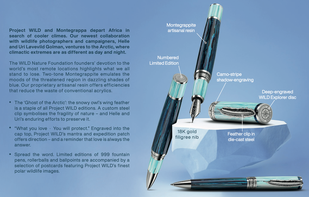 Montegrappa Wild Arctic Fountain Pen (Limited Edition)