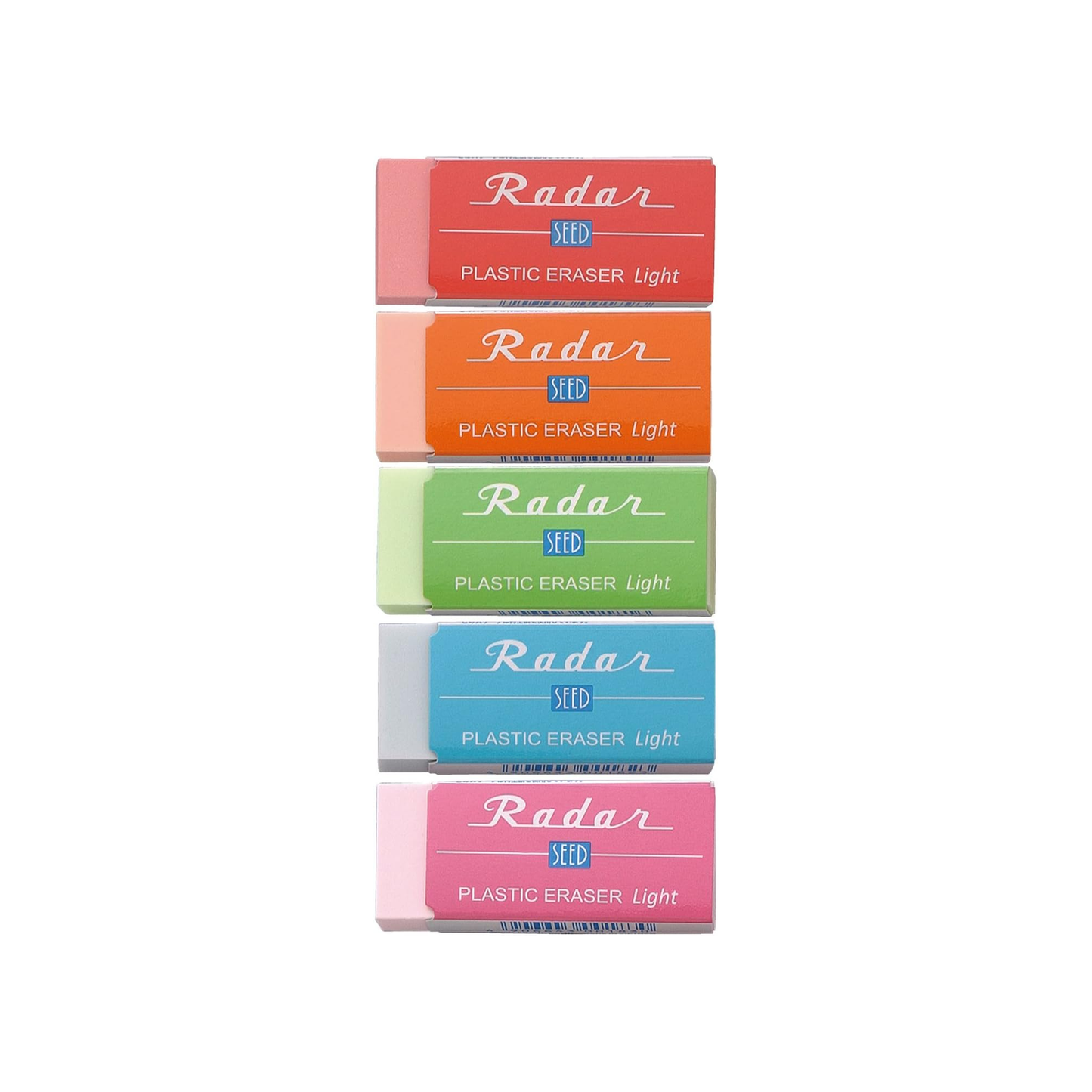 Seed Radar Plastic Eraser - Light