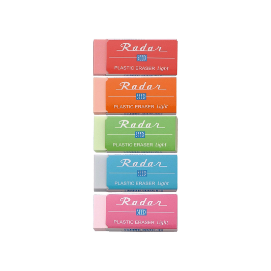 Seed Radar Plastic Eraser - Light