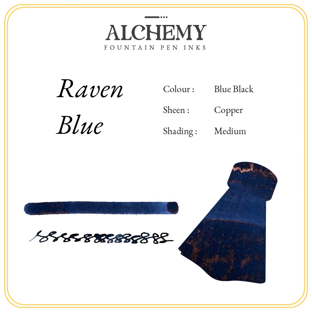 Endless Alchemy Raven Blue (45ml) Bottled Ink