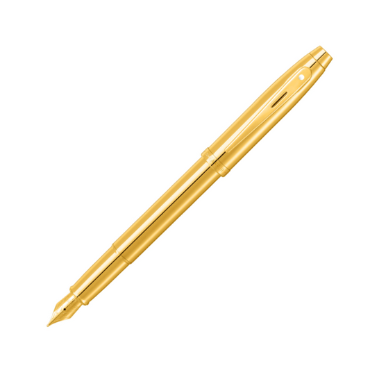 Sheaffer 100 Fountain Pen - Glossy Gold