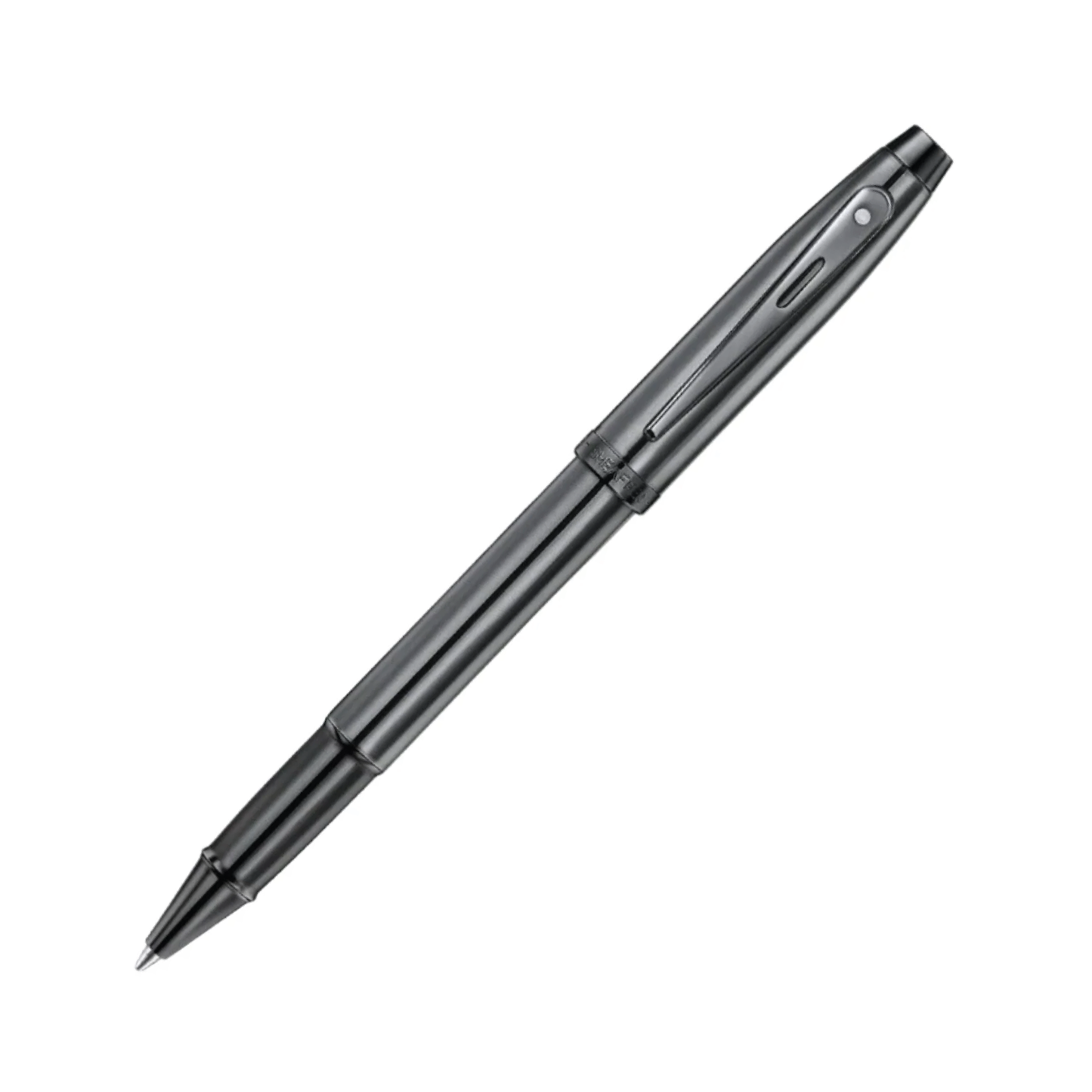 Sheaffer 100 Rollerball - Shiny Dark Grey Gunmetal with PVD Trim